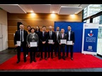 FRANCE: A highlight of the ICD 2025 celebration was the awarding of WCO Certificates of Merit to some Customs officials stationed throughout France in recognition of their outstanding work in promoting the image of a “Customs Delivering on its Commitment to Efficiency, Security and Prosperity”. The photo shows 8 recipients who took part in the ceremony presided over by Mr. Florian Colas, Director General, at the Headquarters of the Directorate General.